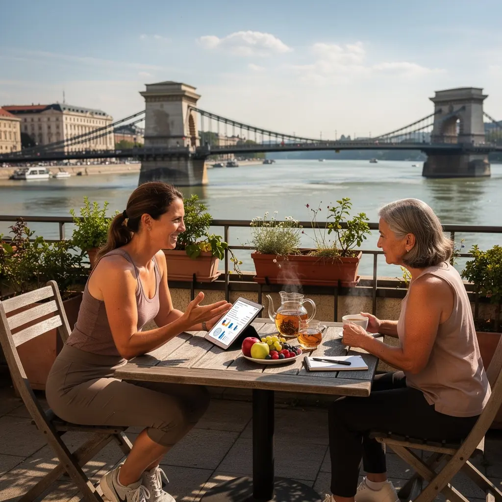 Színes fitnesz eszközök, mint például gumiszalagok és súlyzók, amelyek otthoni edzéshez készültek.