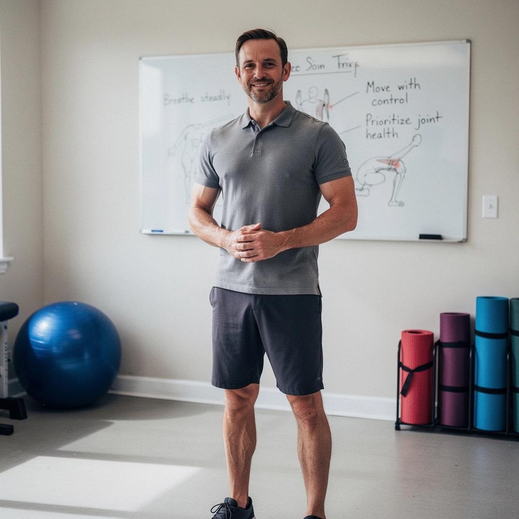 Különböző otthoni eszközökkel végzett gyakorlatok bemutatása, amelyek segítik az ízületek egészségét.
